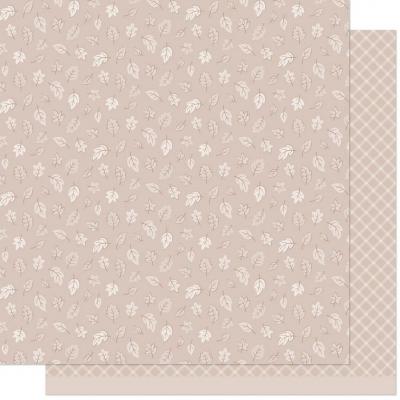 Lawn Fawn Designpapier Falling Leaves - Chesnut